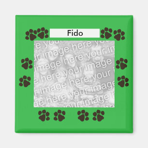 Imán de la foto del día del perrito