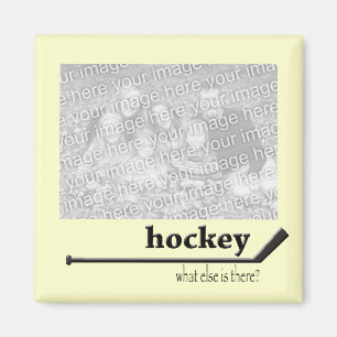 Imán de la foto del hockey