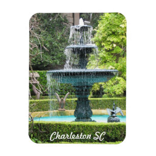 Imán de la fuente del jardín de Charleston