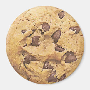 Imán de la galleta de microprocesador de chocolat