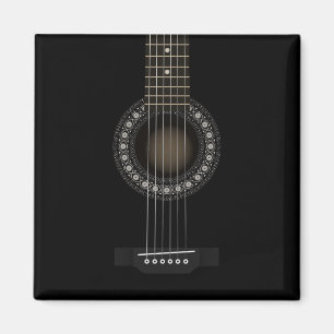 Imán de la guitarra acústica