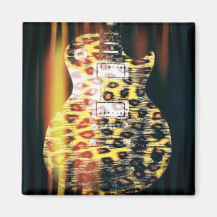 Imán de la guitarra del guepardo