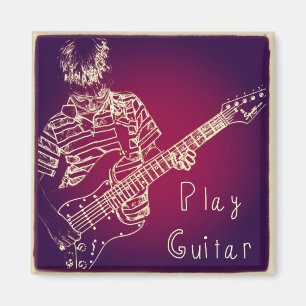 Imán de la guitarra del juego
