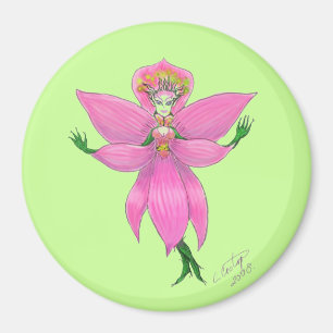 Imán de la hada de la orquídea de la selva