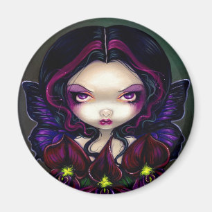 Imán "de la hada negra de la orquídea"