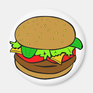 Imán de la hamburguesa