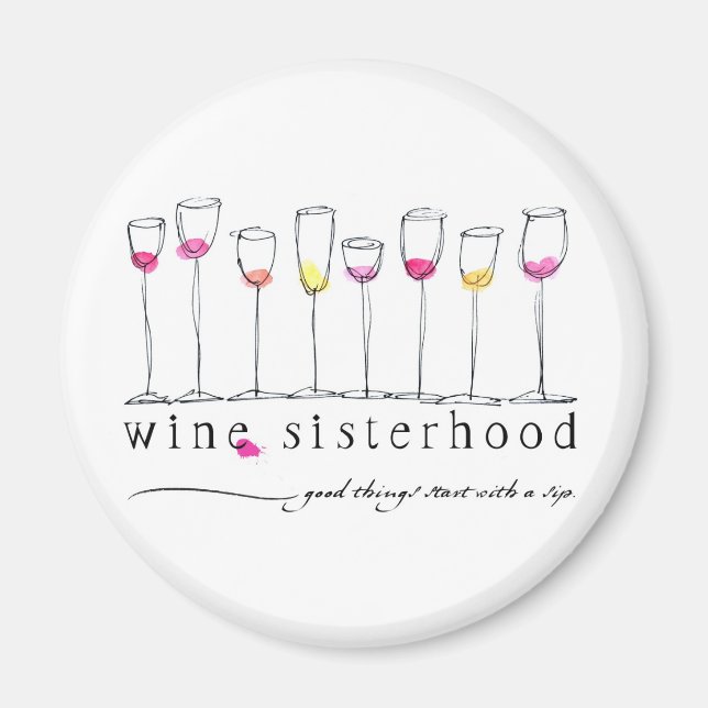 Imán de la Hermandad del Vino (Frente)