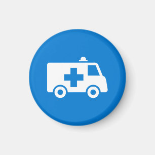Imán de la insignia - ambulancia