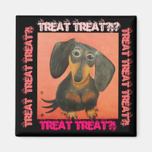 Imán de la invitación del perro de Weiner