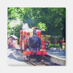 Imán de la Isla de Man del tren del vapor
