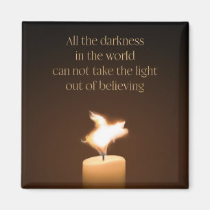 Imán de la llama de vela del cerdo del vuelo