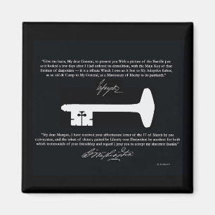 Imán de la llave de la libertad de George