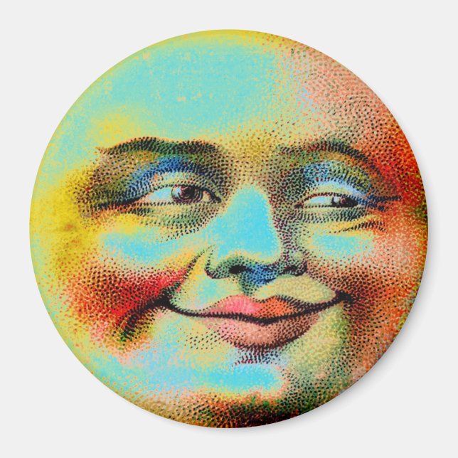 Imán de la luna azul (Frente)