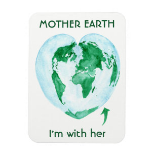 Imán de la madre tierra - estoy con su regalo del