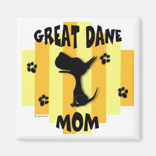 Imán de la mamá de great dane