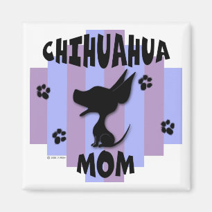 Imán de la mamá de la chihuahua