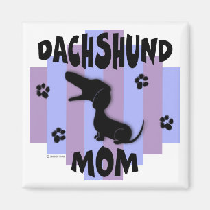 Imán de la mamá del Dachshund