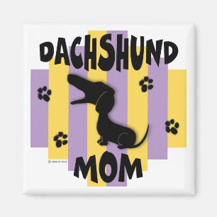 Imán de la mamá del Dachshund