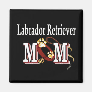 imán de la mamá del labrador retriever