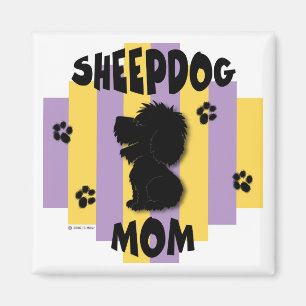 Imán de la mamá del perro pastor