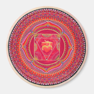 Imán de la mandala de Chakra de la raíz