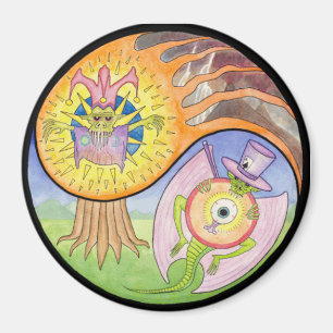 Imán de la mandala de la "erupción"