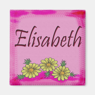 Imán de la margarita de Elisabeth
