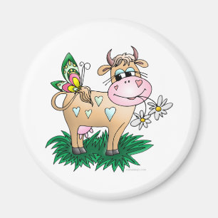 Imán de la mariposa de la vaca