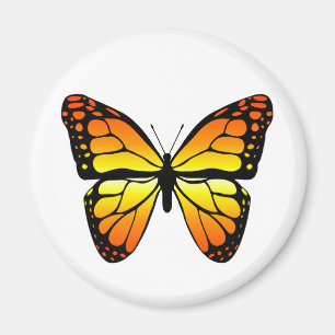 Imán de la mariposa de monarca