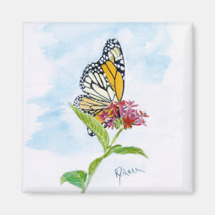 Imán de la mariposa de monarca