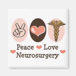 Imán de la neurocirugía del amor de la paz