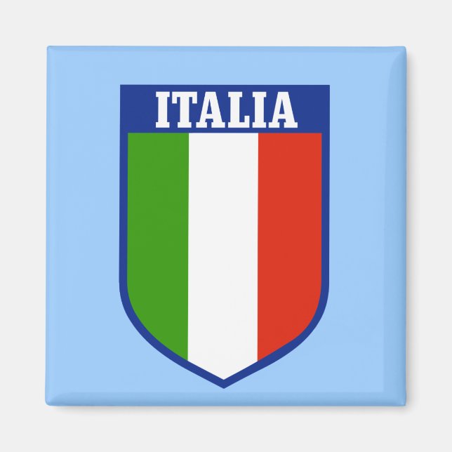 Imán de la Nevera de Bandera Italiana (Frente)