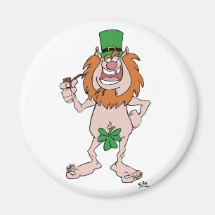 imán de la Nevera de San Patricio Leprechaun (y Sh