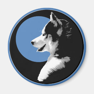 Imán de la Nevera Husky Alaskan Sled Dog Magnet / 
