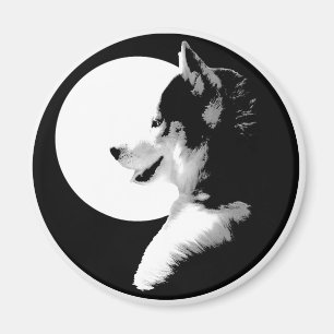 Imán de la Nevera Husky Alaskan Sled Dog Magnet / 