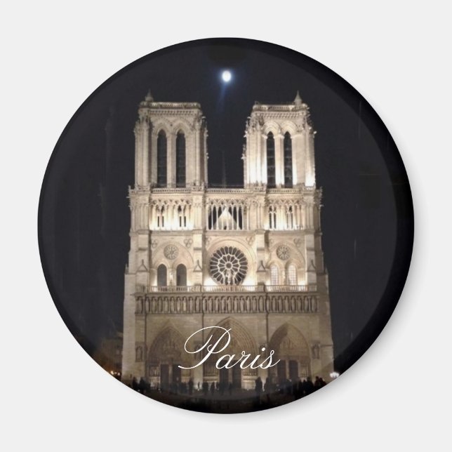 Imán de la noche de Notre Dame (Frente)