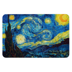 Imán de la noche estrellada de Van Gogh