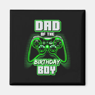 Imán De La Partida De Videojuego De Cumpleaños P