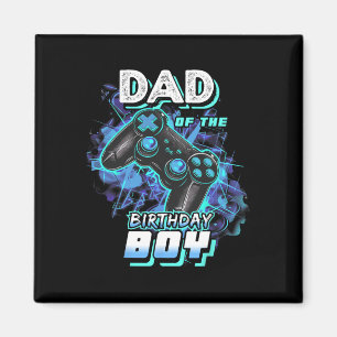 Imán De La Partida De Videojuego De Cumpleaños P
