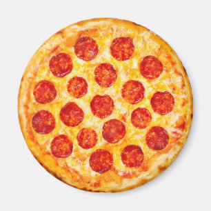 imán de la pizza de salchichones para los amantes