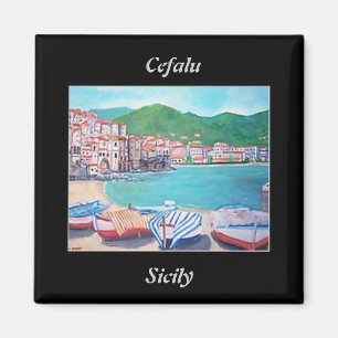 Imán de la playa de Cefalu
