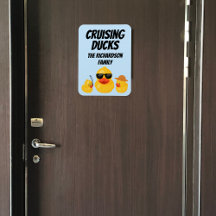 Imán de la puerta de crucero de la familia Ducks