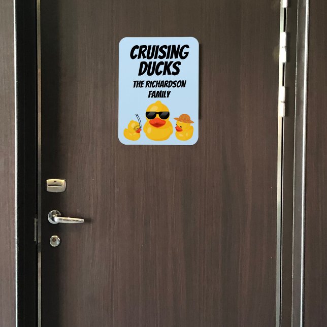 Imán de la puerta de crucero de la familia Ducks (Subido por el creador)