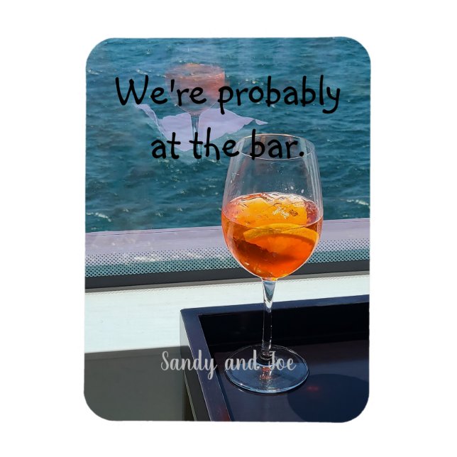 Imán de la puerta de crucero Spritzer (Vertical)