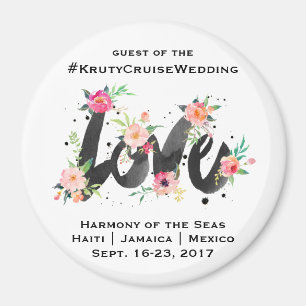 Imán de la puerta de la boda de la travesía