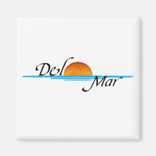 Imán de la puesta del sol de Del Mar