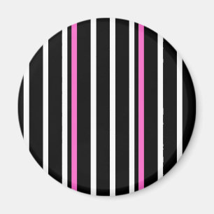 Imán de la raya - negro/rosa