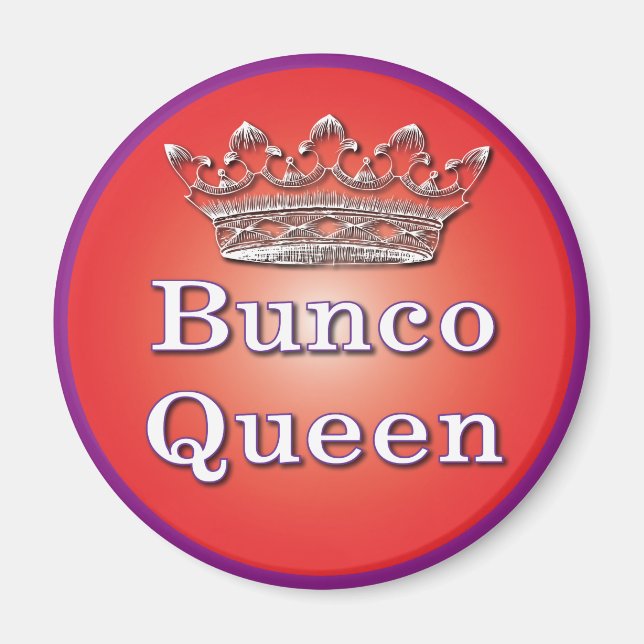 imán de la reina de bunco (Frente)