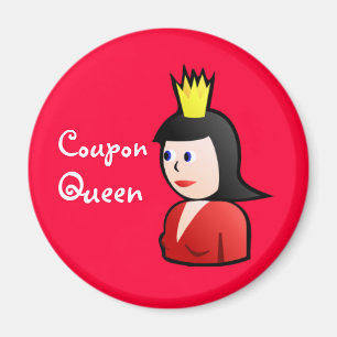 Imán de la reina de la cupón