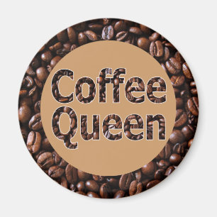 Imán de la reina del café